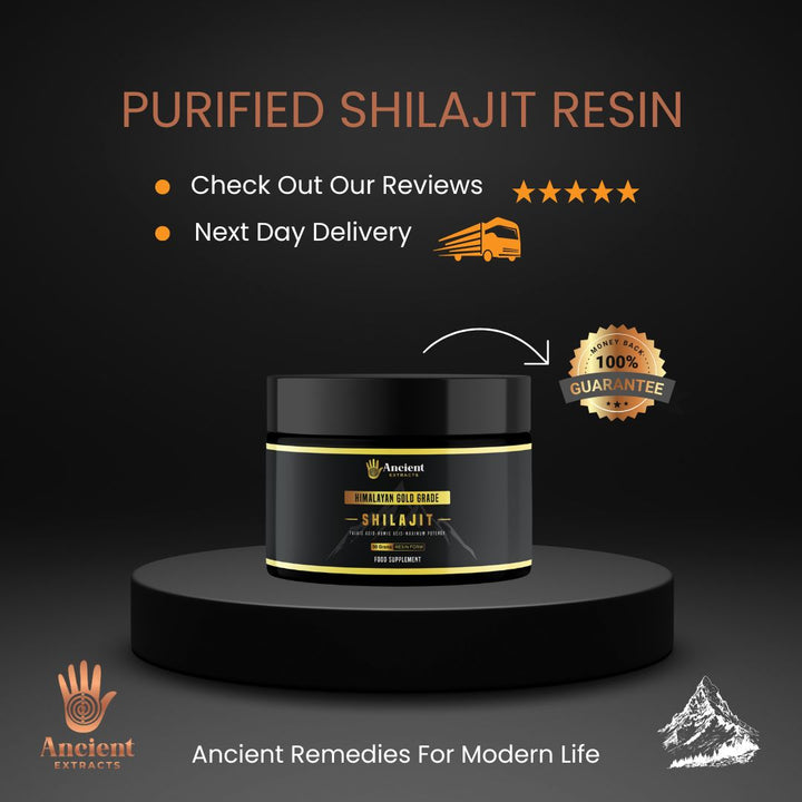 Organic Purified Himalayan Shilajit Resin Superfood (50g)